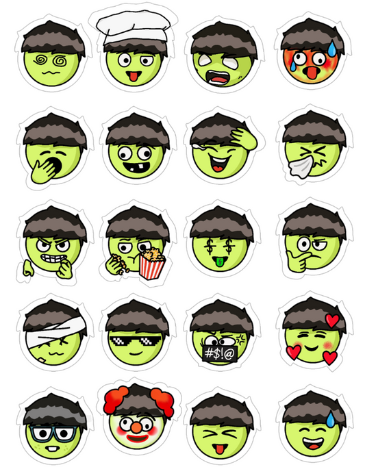 Sasti Animation Exclusive pop Sticker pack! 20 in 1 limited Only